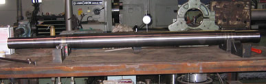 A short new shaft during production