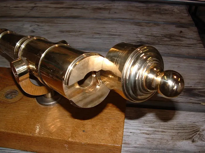 B.N.A. sliding block cannon breech
