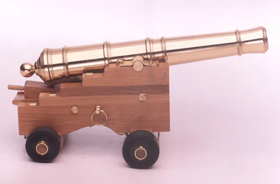 10 gauge replica of 24-pounder USS Constitution from 1812