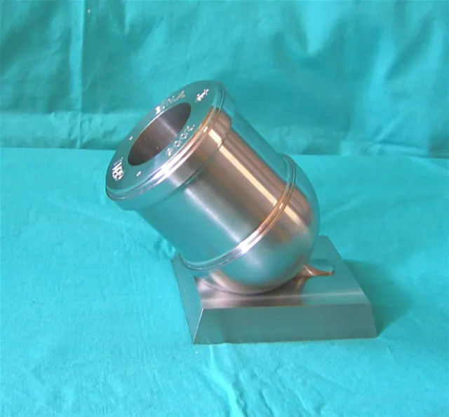 B.N.A. machined stainless steel eprouvette