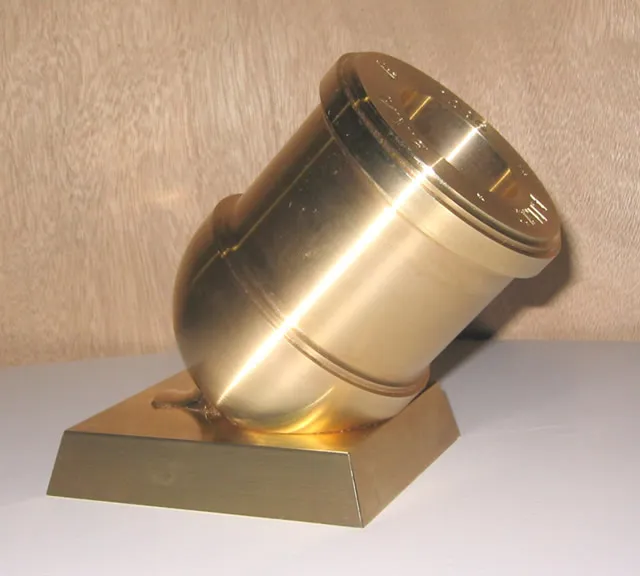 B.N.A. machined bronze eprouvette